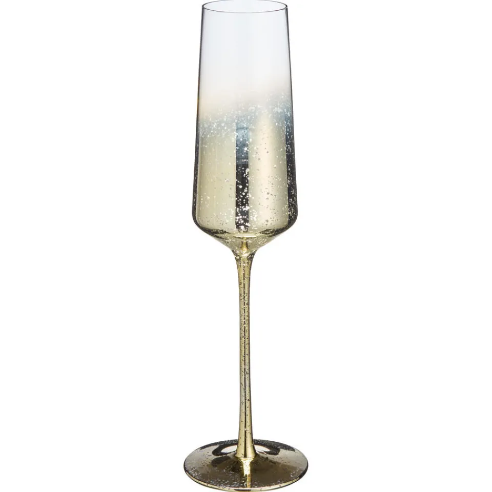 Kwantum Champagneglas Shine Goud - 270 Ml | Kerstservies | Glazen