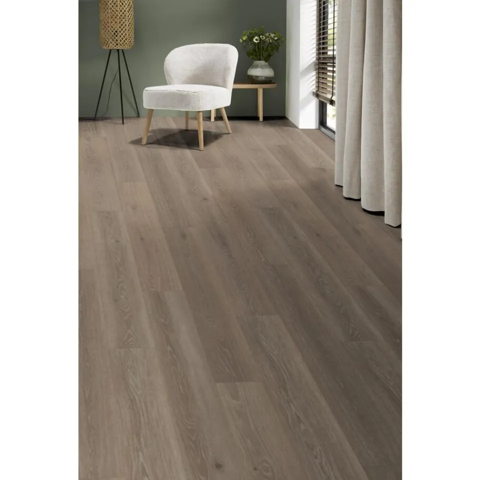 Kwantum Klik PVC Laurin Taupe Eiken | Klik Pvc-Vloeren