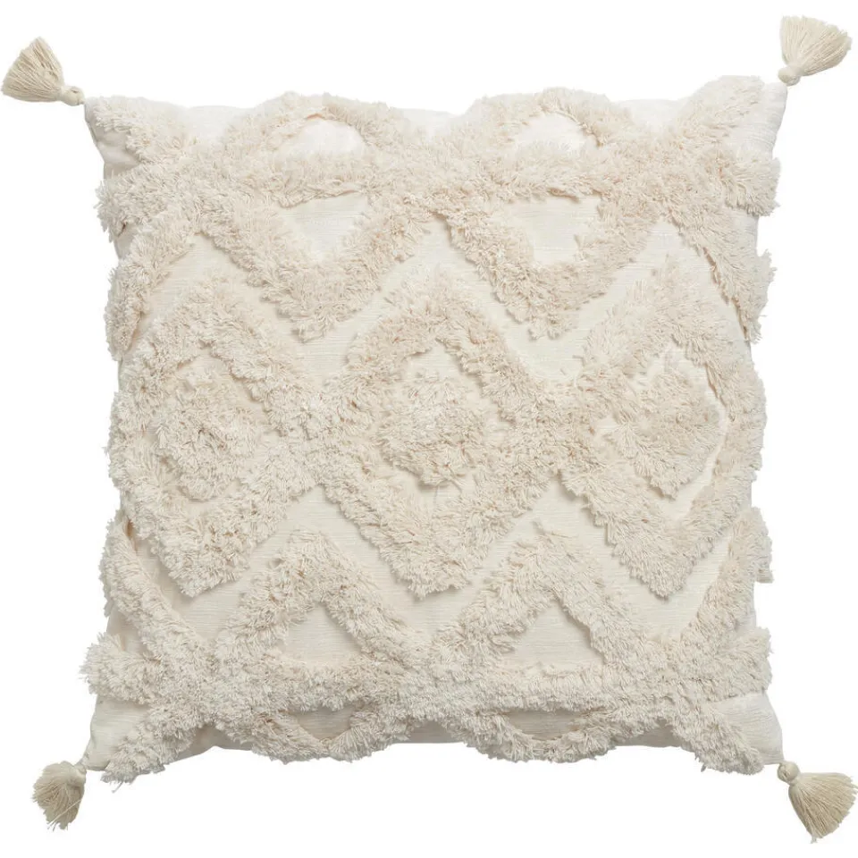 Kwantum Kussen Garat Off-White 45x45 Cm | Sierkussens