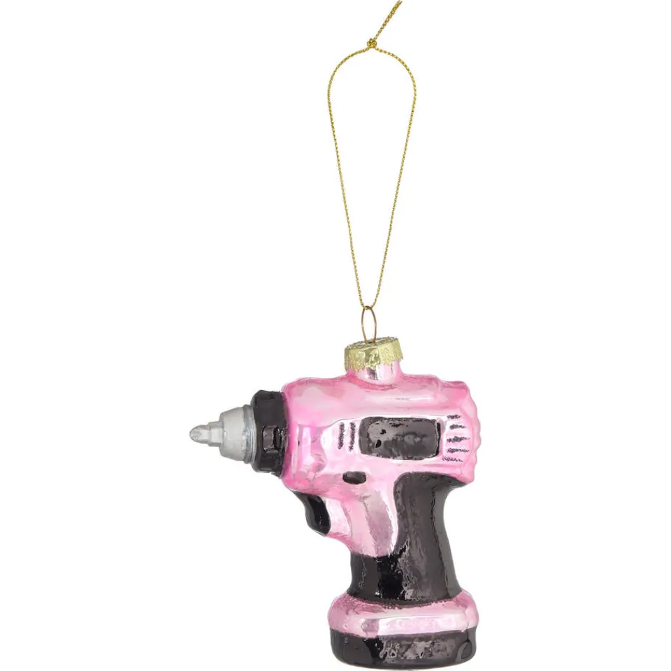 Kwantum Ornament Boormachine Roze | Kerstballen & Kerstornamenten