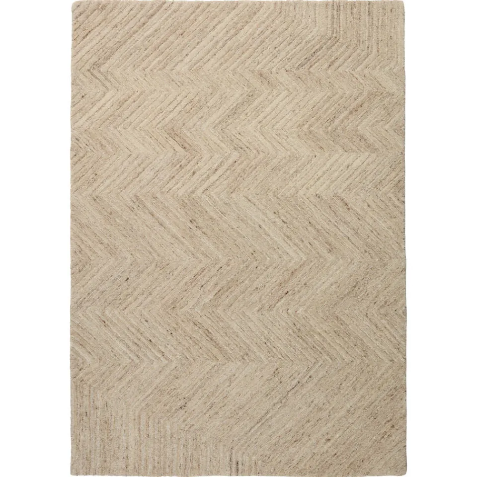 Kwantum Vloerkleed Zigzag Zand 190x280 Cm | Vloerkleden | Vloerkleden Woonkamer