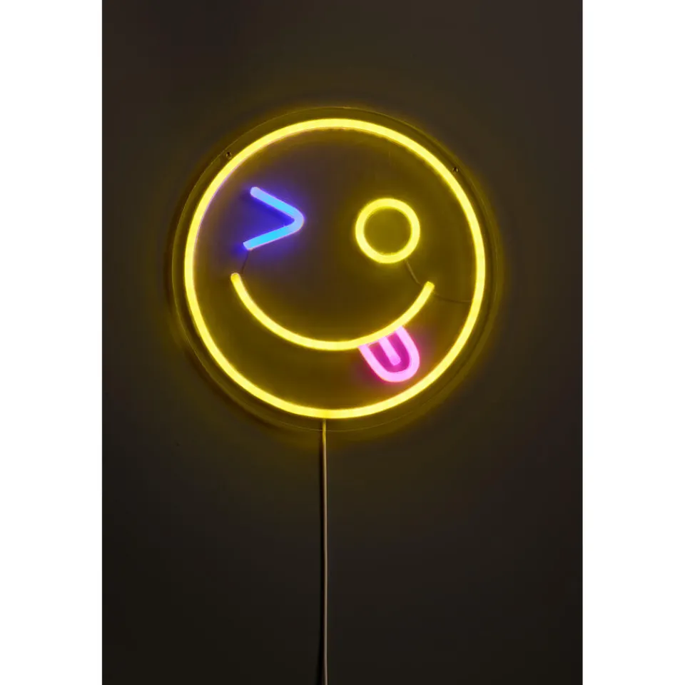 Kwantum Wandlamp Smiley Neon | Wandlampen